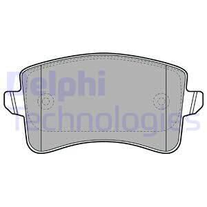 Колодки тормозные дисковые комплект DELPHI LP2106