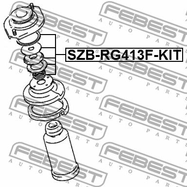 Подшипник опоры амортизатора SUZUKI 4174183E00