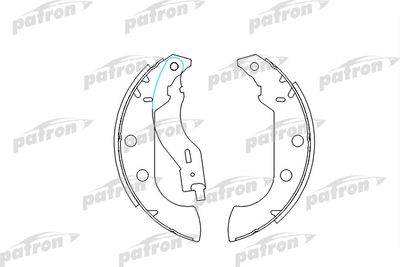 Колодки тормозные барабанные PATRON PSP268
