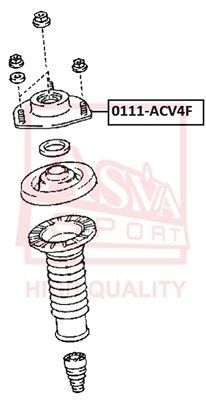 Опора амортизатора ASVA 0111ACV4F