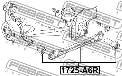 Тяга задняя поперечная FEBEST 1725A6R