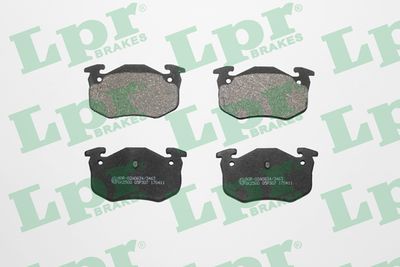 Колодки тормозные задние LPR 05P307