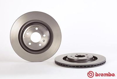 Диск тормозной задний вентилируемый BREMBO 09B04011