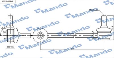 Стойка стабилизатора Mando SLH0019