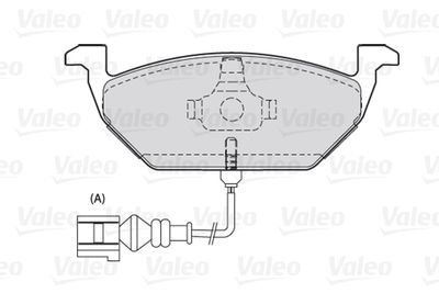 Колодки тормозные передние VALEO 301332