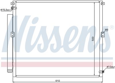 Радиатор кондиционера NISSENS 940167