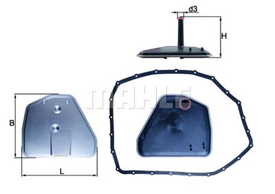 Фильтр АКПП MAHLE HX164D