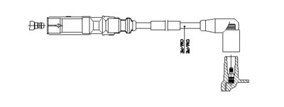 Провод высоковольтный BREMI 1A22E65