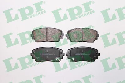 Колодки тормозные передние LPR 05P1726