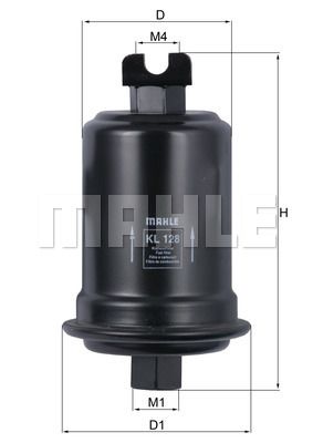Фильтр топливный MAHLE KL128