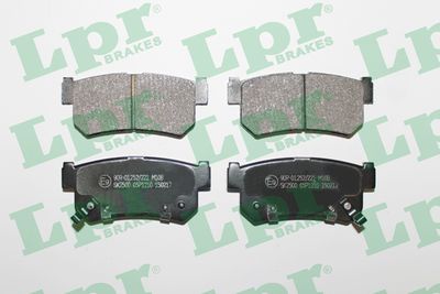 Колодки тормозные дисковые LPR 05P1210