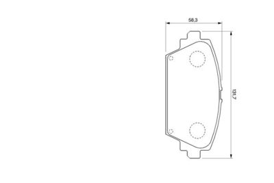 Колодки тормозные дисковые BOSCH 0986424791