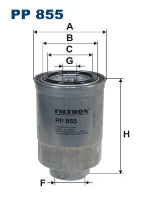 Фильтр топливный FILTRON PP855