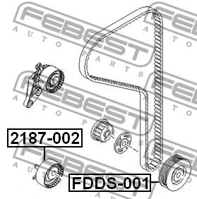 Шкив коленвала FEBEST FDDS001