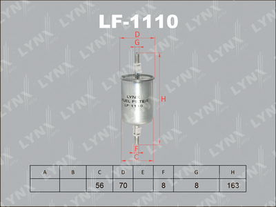 Фильтр топливный LYNXauto LF1110