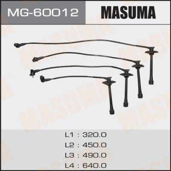 Комплект проводов высоковольтных Masuma MG60012