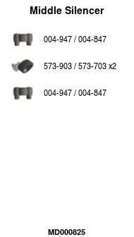 Глушитель средняя часть POLMOSTROW 2462