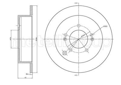 Диск тормозной BAPCO BD0150