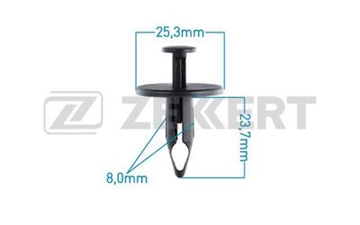 Клипса крепежная Zekkert BE1388