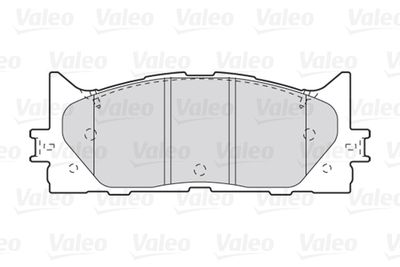 Колодки тормозные передние VALEO 301890