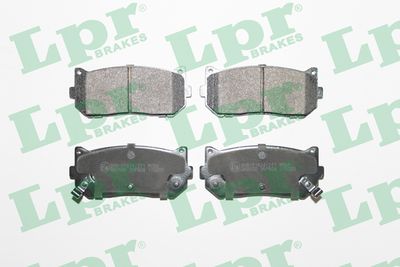 Колодки тормозные задние LPR 05P808