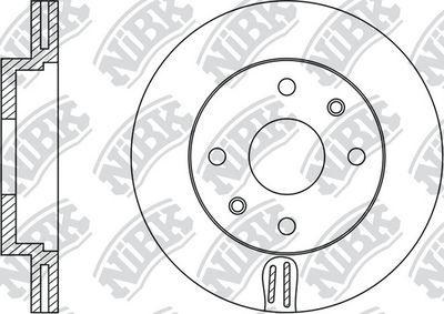 Диск тормозной передний MARSHALL M2000489