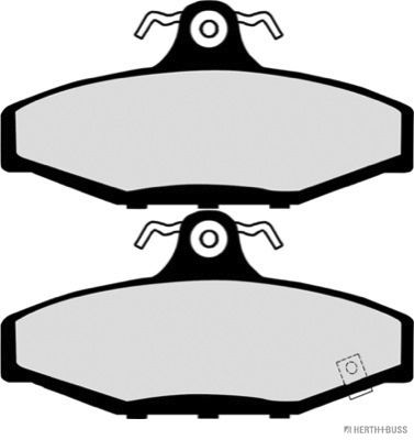Колодки тормозные дисковые PMC PKD008
