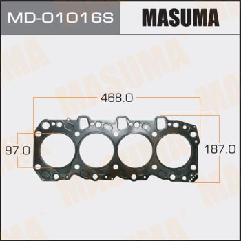 Прокладка ГБЦ Masuma MD01016S