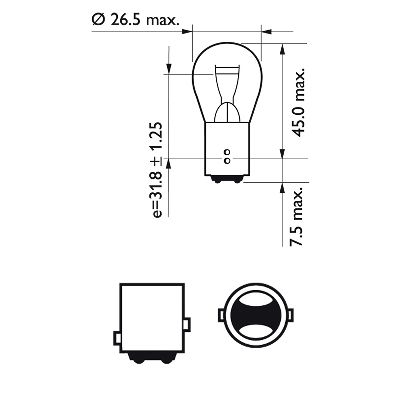 Лампа PHILIPS 12499CP