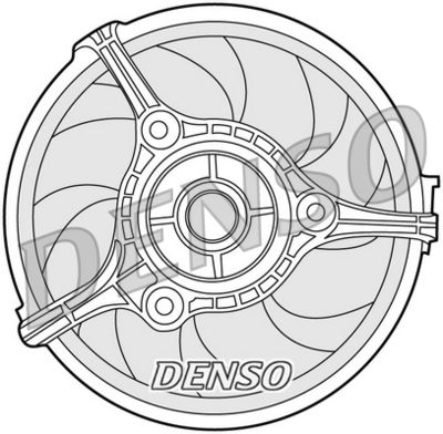 Вентилятор радиатора DENSO DER02002