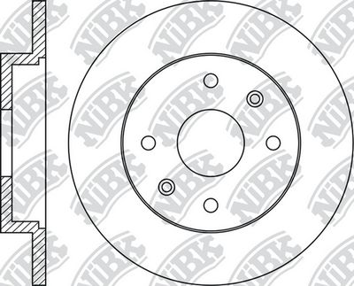 Диск тормозной передний MARSHALL M2000402