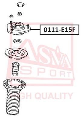 Опора амортизатора переднего ASVA 0111E15F