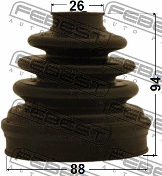Пыльник ШРУС внутреннего комплект FEBEST 0515BL23MT