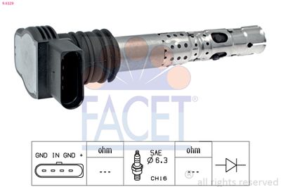 Катушка зажигания FACET 96329