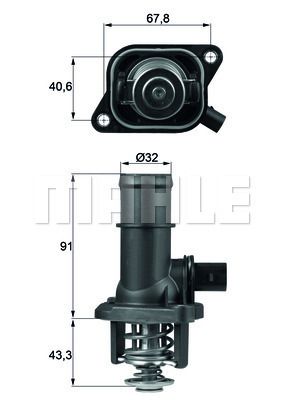 Термостат MAHLE TI16105