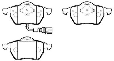 Колодки тормозные дисковые HSB HP9471