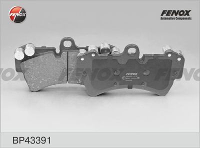 Колодки тормозные передние FENOX BP43391