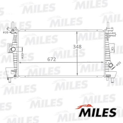 Радиатор Miles ACRB131