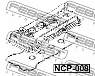 Кольцо уплотнительное NISSAN 132766J90A