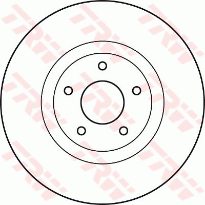Диск тормозной передний TRW DF4989S