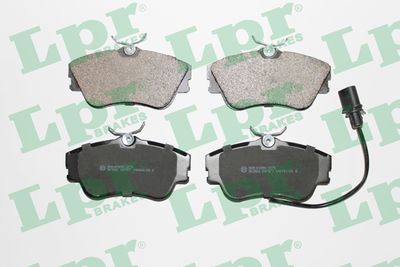 Колодки тормозные дисковые передние LPR 05P977
