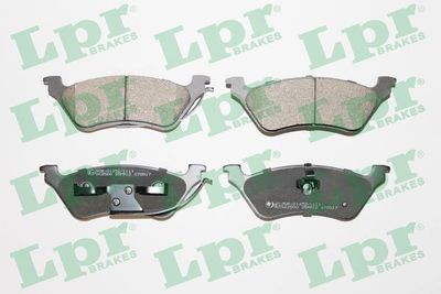 Колодки тормозные задние LPR 05P912