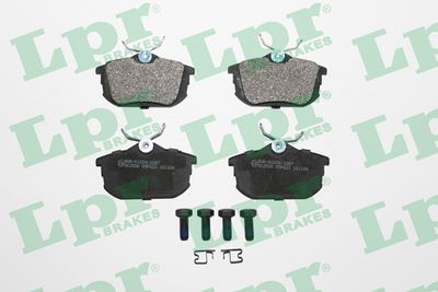 Колодки тормозные дисковые LPR 05P621