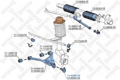 Опора шаровая STELLOX 5200386SX