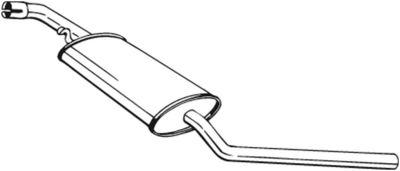 Глушитель средняя часть BOSAL 281475