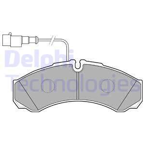Колодки тормозные дисковые комплект DELPHI LP2185