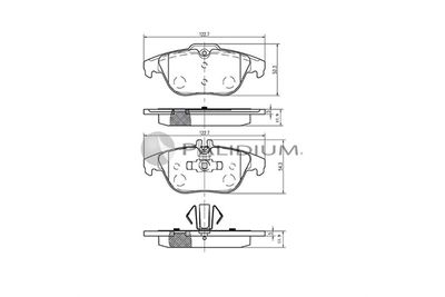 Колодки тормозные задние MERCEDES-BENZ A0004200205