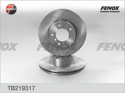 Диск тормозной FENOX TB219317