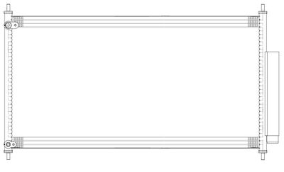 Радиатор кондиционера LUZAR LRAC2313