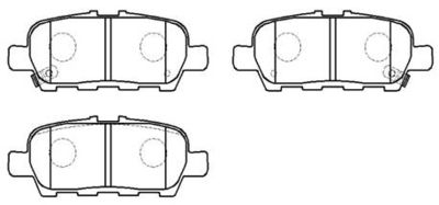 Колодки тормозные дисковые HSB HP9794